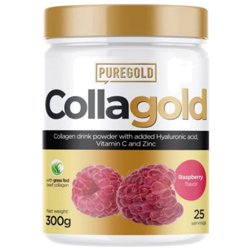 Pure Gold Collagold 300 g / 25 servings / Raspberry