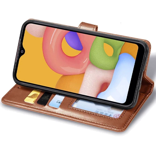 Чохол для телефона Mobile Case Getman Gallant Brown for Xiaomi Redmi 9: Матеріал Искусcтвенная шкіра