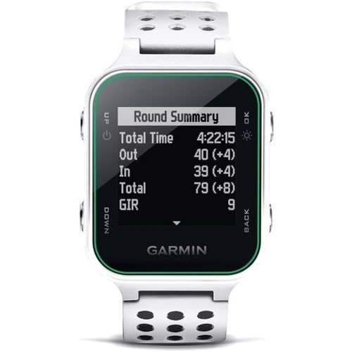 Смарт-годинник Garmin Approach S20 GPS Golf Watch White (010-03723-00): Дисплей 0.9" Transflective (128x128)