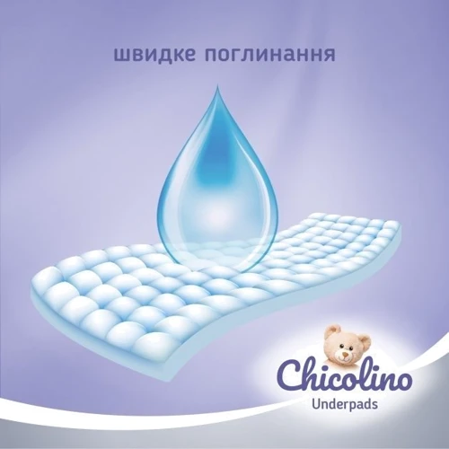 Пеленки Chicolino поглощающие одноразовые 60х55см 5шт (4823098413899)