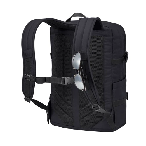Рюкзак Jack Wolfskin Berkeley De Lux чорний (2530003_6000): Фактура Тканая, Матовая