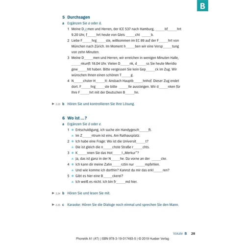 Deutsch üben: Phonetik A1 mit Audios und App mit Videos: ISBN 9783190174935, 978-3-19-017493-5