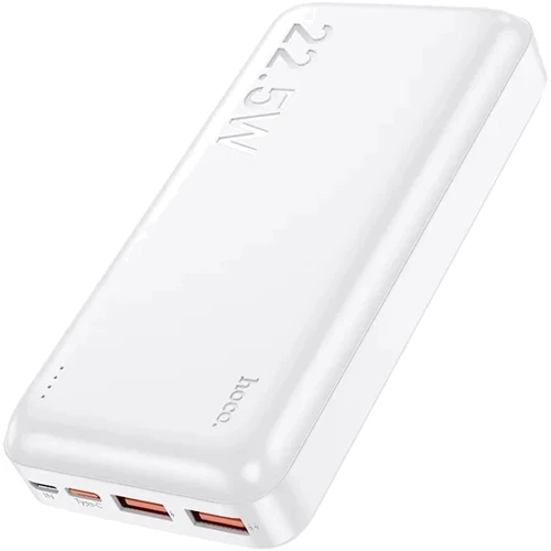Внешний аккумулятор Hoco Power Bank 20000mAh J101A Astute 22.5W White: Особенности быстрая зарядка, Компактный размер, Индикатор заряда