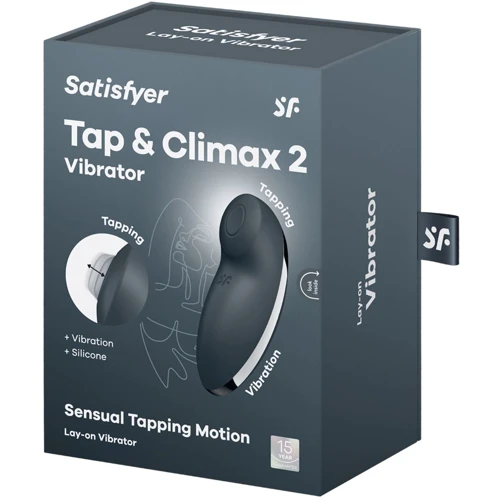 Вибростимулятор-пульсатор Satisfyer Tap & Climax 2 Grey