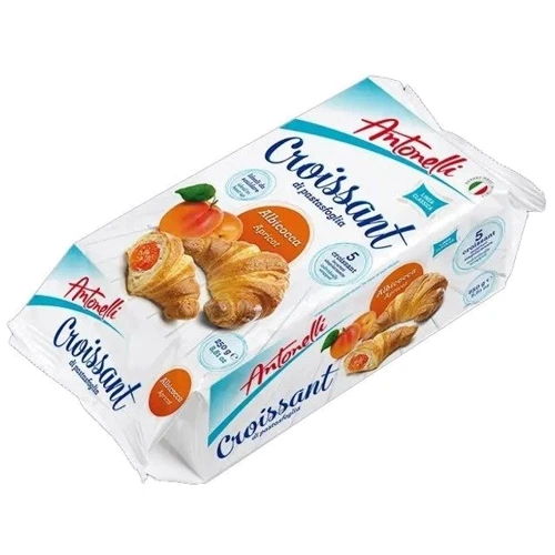 Круассаны Antonelli с абрикосовой начинкой 250 г (8002371000650): Вес нетто 250 г