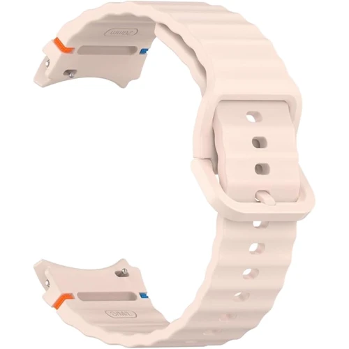BeCover Strap Ribbed Tape Pink for Samsung Galaxy Watch (20mm) 4 40mm-44mm/5 40-44mm/6 40-44mm/7 40-44mm (712047)