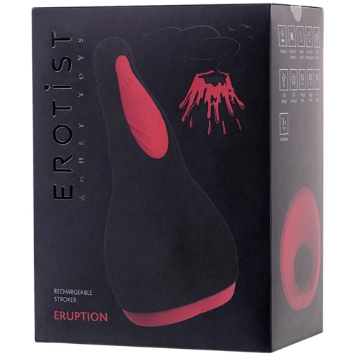 Мастурбатор с вибрацией Toyfa Erotist Eruption Вlack