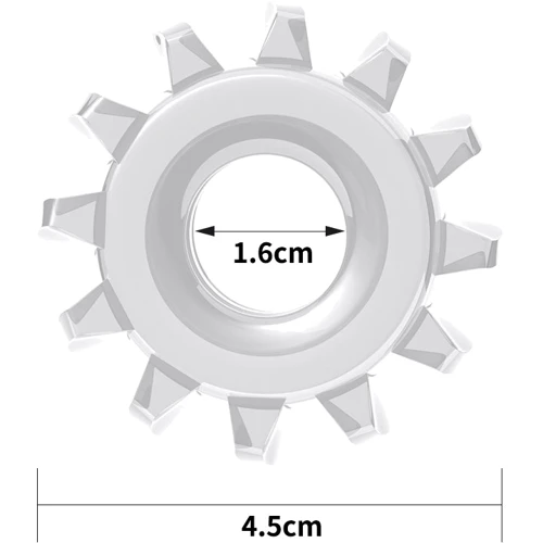 Ерекційне кільце LoveToy Power Plus Cock Ring Series 3 Clear