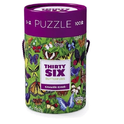 Пазл Бабочки Crocodile Creek Thirty six puzzle (100 деталей)
