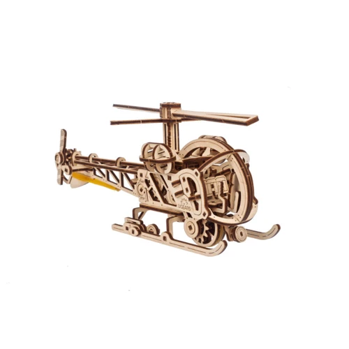 Механический 3D пазл UGEARS Мини вертолет (New Model) (70225)