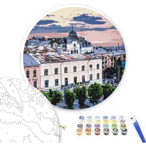 Картина по номерам Brushme Вид на Черновцы © Oksana Ermoshenko ø40 см (RC00069L): Производитель Brushme