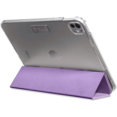 Аксессуар для iPad LAUT HUEX FOLIO Y Tri-Fold Stand with Apple Pencil Purple (L_IPP24L_HF_PU) for iPad Pro 13 2024 M4: Особенности отделение для стилуса, Приятен на ощупь, режим автопробуждения/сна, трансформируется в подставку, Стильный дизайн, Удобно держать в руке