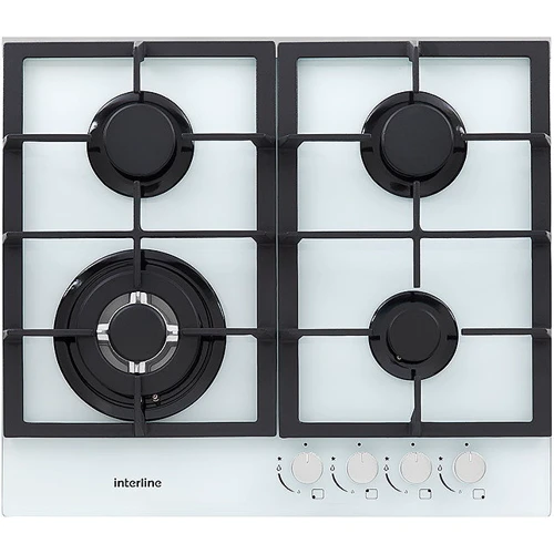 Варочная поверхность газовая Interline TQ 6402 WH/H2