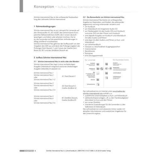 Schritte international Neu 5: Lehrerhandbuch: ISBN 9783193110862, 978-3-19-311086-2