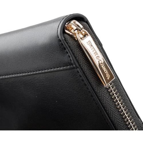 Женский кошелек Smith&Canova черный (FUL-26813-black): Страна производитель Великобритания