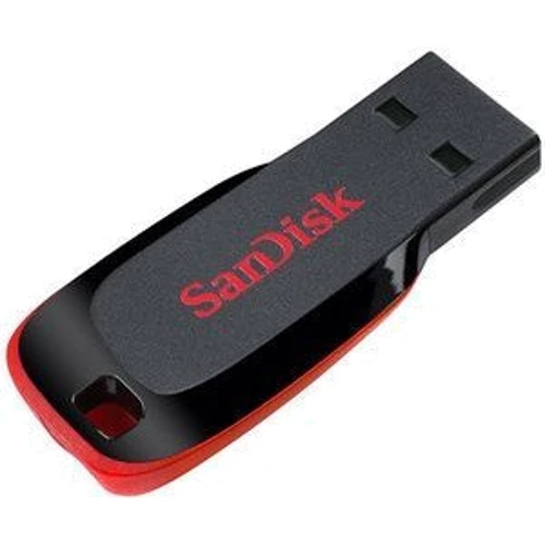 USB-флешка SanDisk 128GB Cruzer Blade USB 2.0 Black/Red (SDCZ50-128G-B35): Стандарт USB USB 2.0