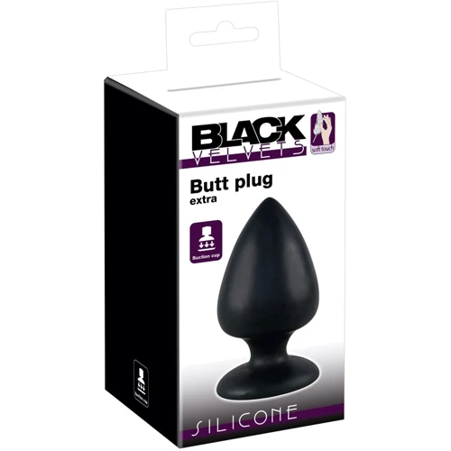 Анальная пробка Orion - Black Velvets Butt Plug Extra