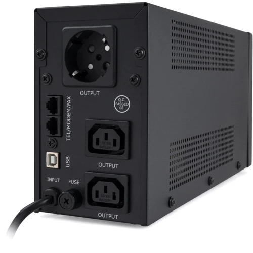 Vinga LED 850VA metal case with USB (VPE-850PRMU): Особливості З дисплеєм