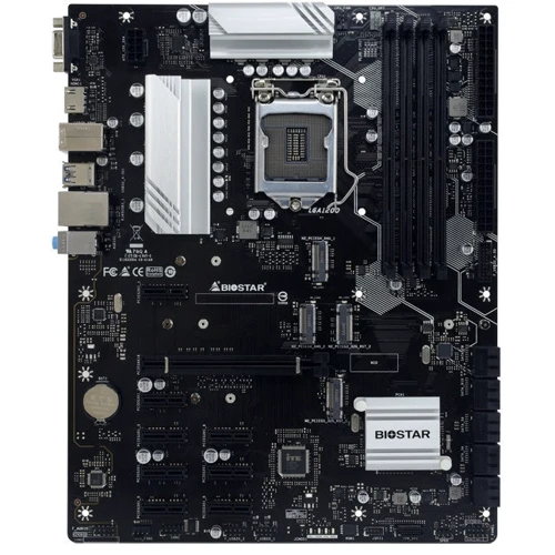 Biostar TZ590-BTC DUO: Оперативная память 4 слота DDR4 3600 MHz, max 128 Gb