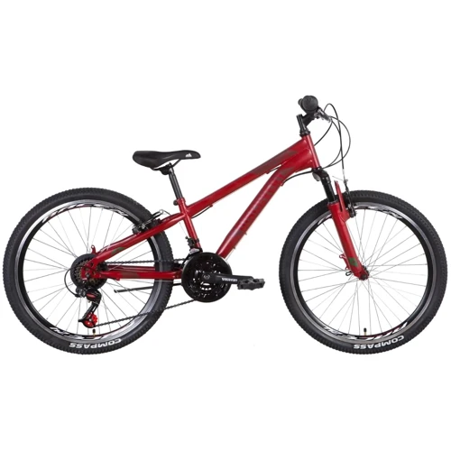 Велосипед подростковый 24" Discovery RIDER AM 2022 (красный (м))