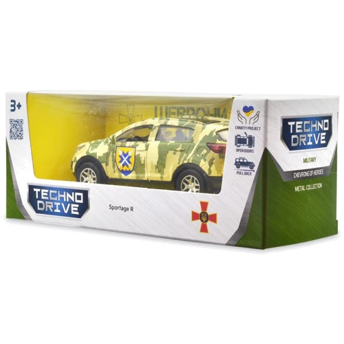 Автомодель TechnoDrive серії Шеврони Героїв - Kia Sportage - 56 ОМПБр (250362M) фото 5