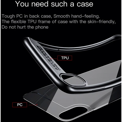 Чехол для iPhone Baseus Suthin Black (ARAPIPH8-SB01) for iPhone X/iPhone Xs фото 5