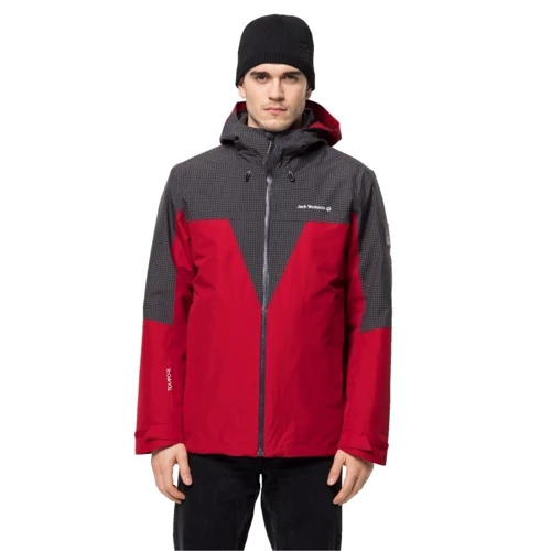 Куртка Jack Wolfskin 3 в 1 DNA Rhapsody 3 in1 M 1114721-2102 48 красная зимняя с капюшоном: Тип застежки На молнии