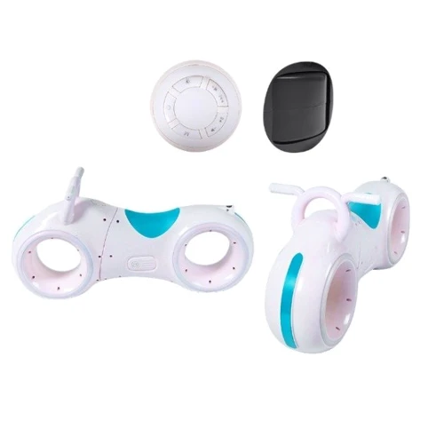 Беговел Tilly GS-0020 White/Blue Bluetooth LED-подсветка (GS-0020 White/Blue): Цвет голубой