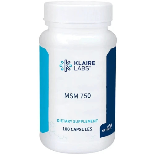 Klaire Labs MSM 750 mg МСМ (метілсульфонілметан) 100 капсул