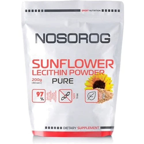 

Nosorog Sunflower Lecithin Powder Лецитин 200 грамм