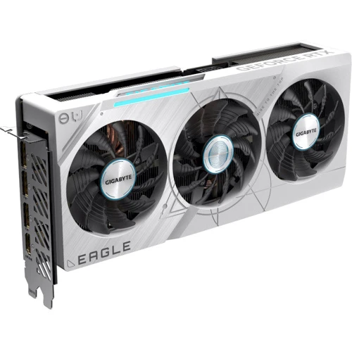 Видеокарта Gigabyte GeForce RTX 4070 SUPER EAGLE OC ICE 12G (GV-N407SEAGLEOC ICE-12GD): Разрядность шины памяти, бит 192