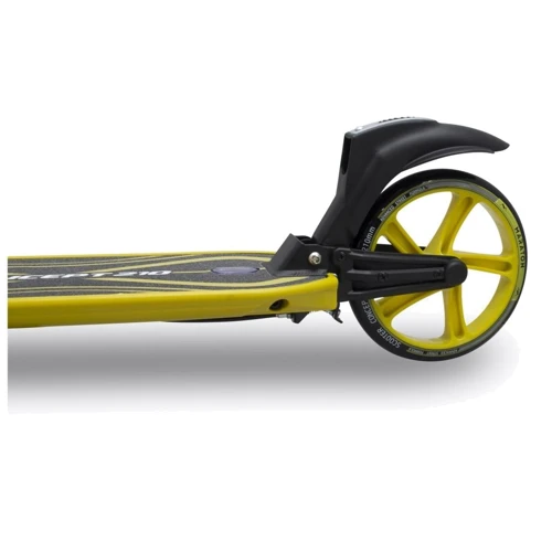 Самокат Maraton Concept 210 (Гірчичний) + ліхтарик та підсклянник: Тип коліс литі