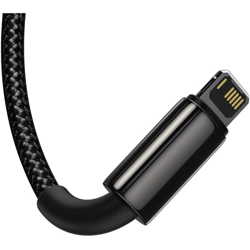 Кабель Baseus USB Cable to Lightning/microUSB/USB-C Tungsten Gold One-for-three Fast Charging Data 3.5A 1.5m Black (CAMLTWJ-01): Длина 1.5 м