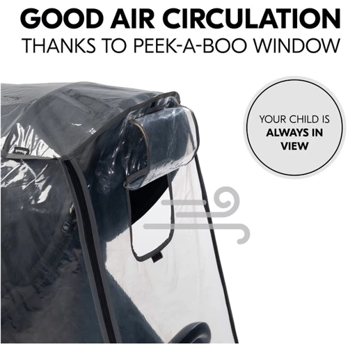 Дощовик Hauck Pushchair Raincover 4W (55077-9) фото 6