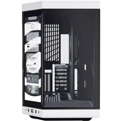 Корпус HYTE Y70 Touch Black/White (CS-HYTE-Y70-BW-L): Форм-фактор материнской платы E-ATX/ATX/MicroATX/Mini-ITX