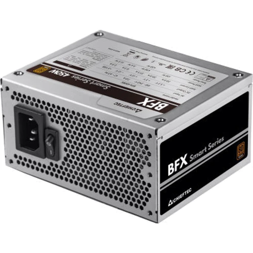 Блок питания Chieftec 450W (BFX-450BS): Вентилятор нижней стенки 90 мм