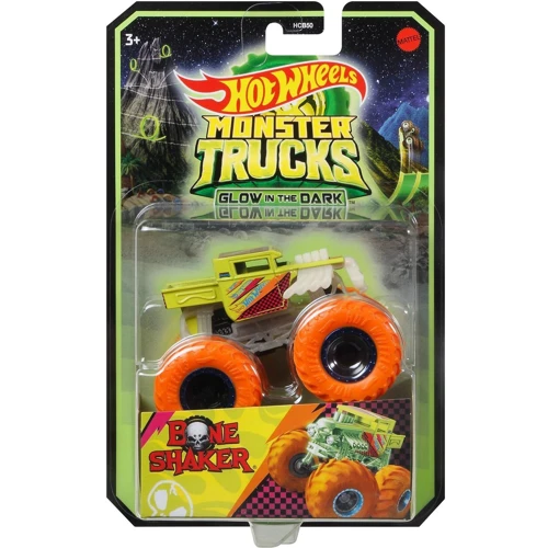 Базовая машинка-внедорожник Светящиеся в темноте Monster Trucks Hot Wheels (в ассортименте) HCB50