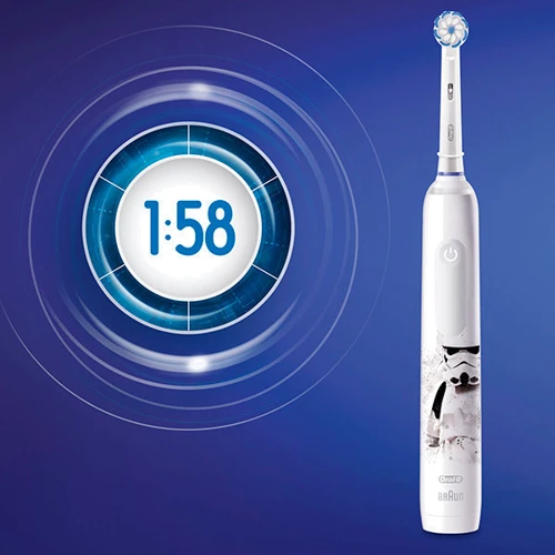 Зубная щетка Oral-B Pro 3 Kids Junior Star Wars фото 4