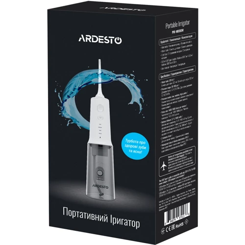 Зубная щетка Ирригатор Ardesto POI-MD300W фото 6