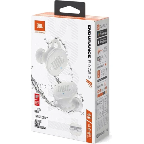Наушники JBL Endurance Race 2 White (JBLENDURACE2WHT) UA