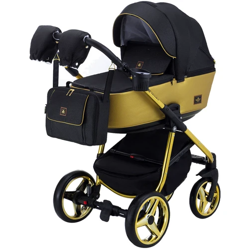 Коляска 2 в 1 Adamex Barcelona Polar (Gold) BR619 (624635): Количество блоков 1