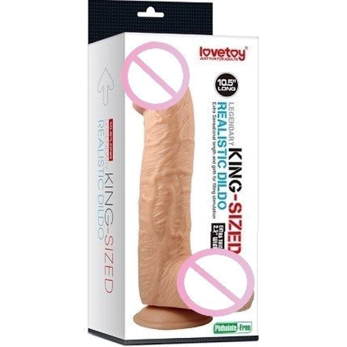 Фаллоимитатор LoveToy King-Sized Realistic Dildo 10.5"