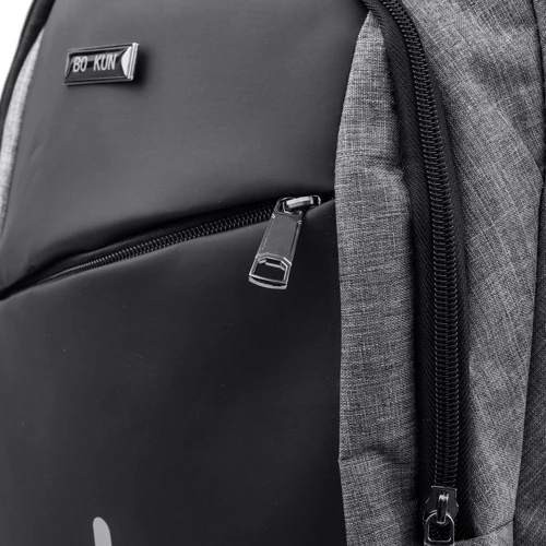 Чоловік рюкзак Valiria Fashion сірий (3DETBL-HB-3-9): Матеріал поліестер