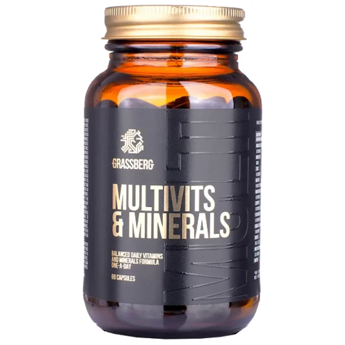 Grassberg Multivits & Minerals Мультивитамины и минералы 60 таблеток