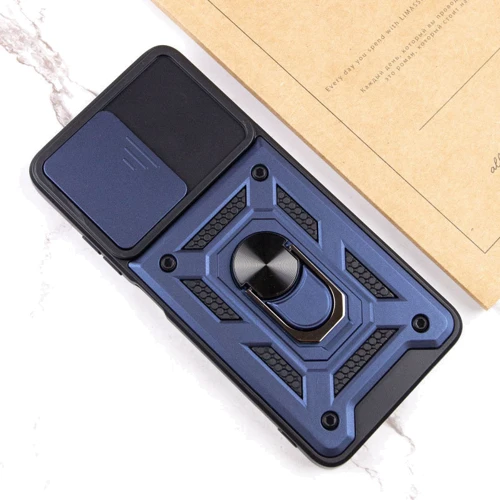 Чохол для телефона Mobile Case Camshield Serge Ring Blue для Xiaomi Poco M6 Pro 5G: Колір синий