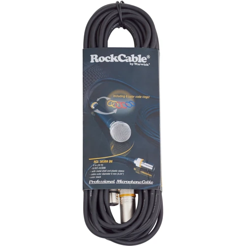 Мікрофонний кабель ROCKCABLE RCL30359 D6 Microphone Cable (9m): Тип Кабели