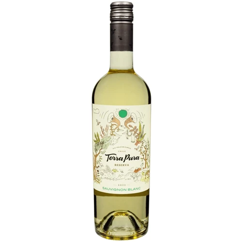 Вино Terra Pura Sauvignon Blanc Reserva 2022 белое сухое 0.75 л (FSH_7804616090089)