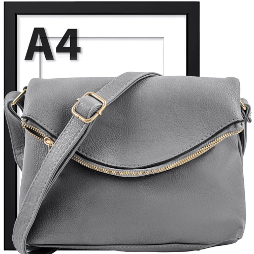 Женская сумка почтальонка Valiria Fashion серая (ODA5903-9): Пол Женский
