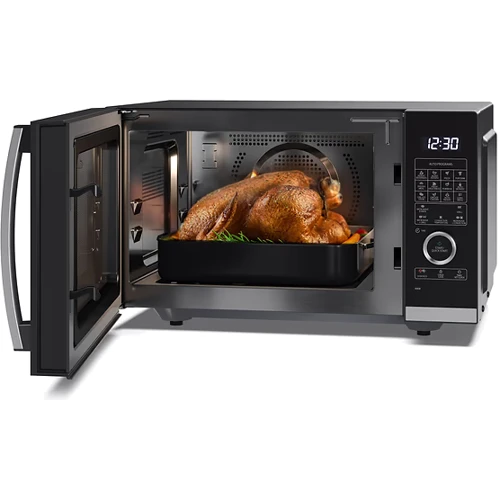 Микроволновая печь Sharp YC-QC254AE-B: Мощность микроволн, Вт 900