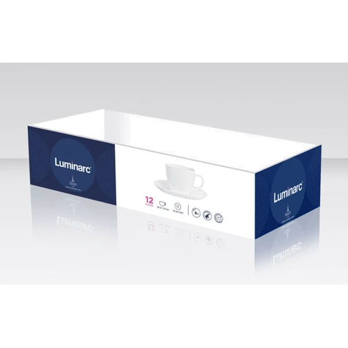 Сервіз чайний Luminarc Carine white 6 х 220 мл (Q0881): Найменування чайний cервіз
